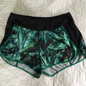 Athleta Running Shorts- Tropical Print